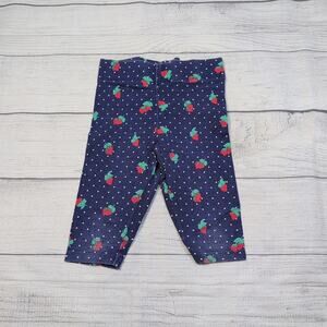 2/3 Boden Strawberry Cropped Leggings